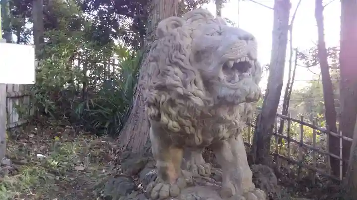 神峰神社の狛犬