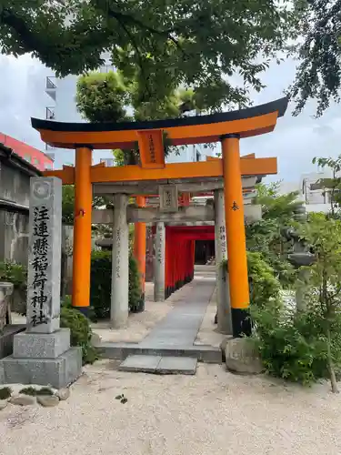 櫛田神社の鳥居