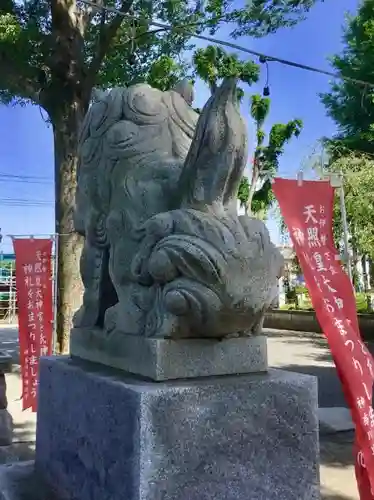 相模原氷川神社の狛犬