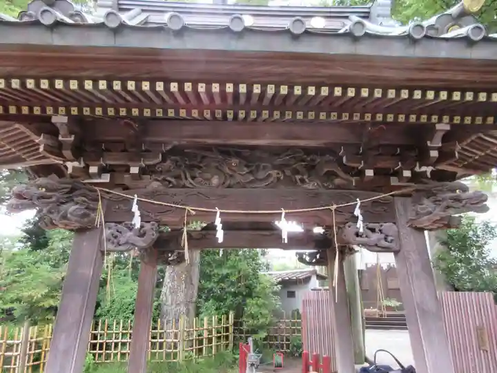 越ヶ谷久伊豆神社の芸術