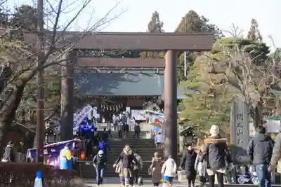 開成山大神宮の鳥居