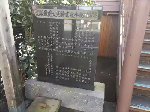 大塚権現大明神社の建物その他