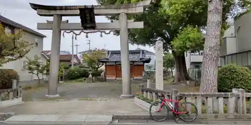 阿爲神社御旅所の鳥居