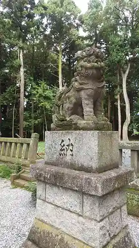 間々田八幡宮の狛犬