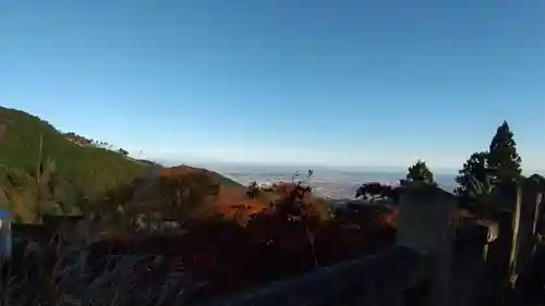 大山阿夫利神社の景色