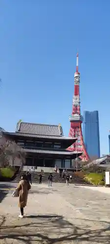 増上寺の景色