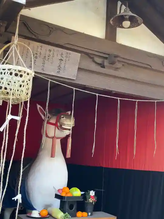 酒列磯前神社の狛犬