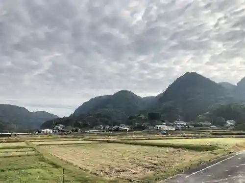 止上神社の周辺