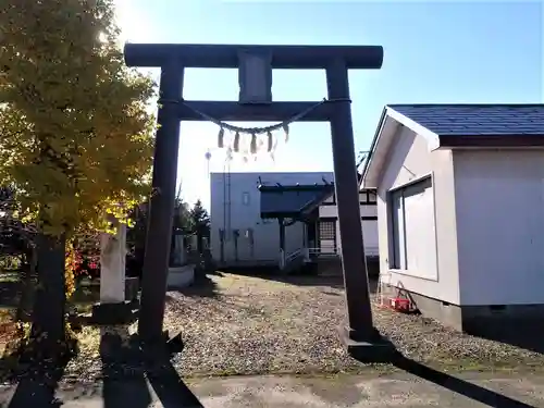 空知沿岸交通神社の鳥居