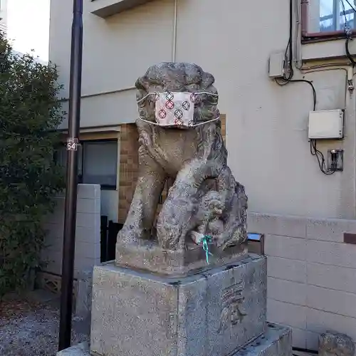 八幡神社の狛犬