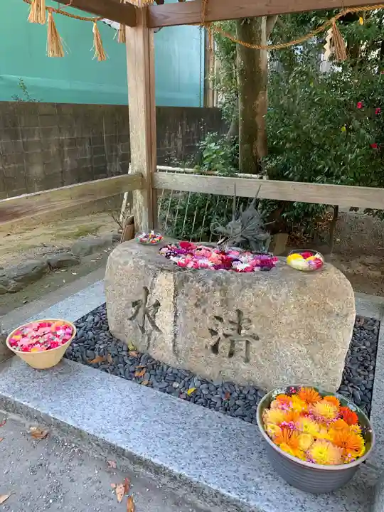 彌都加伎神社の手水舎