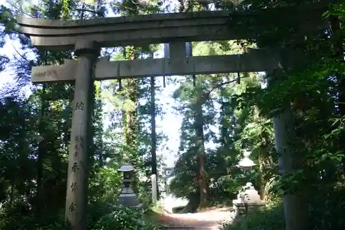 白山神社の鳥居