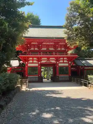 井草八幡宮の山門・神門