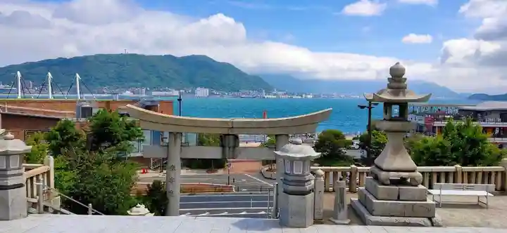 亀山八幡宮の景色