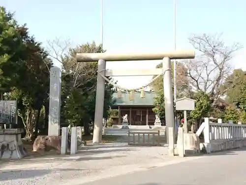 椿宮神明社の鳥居