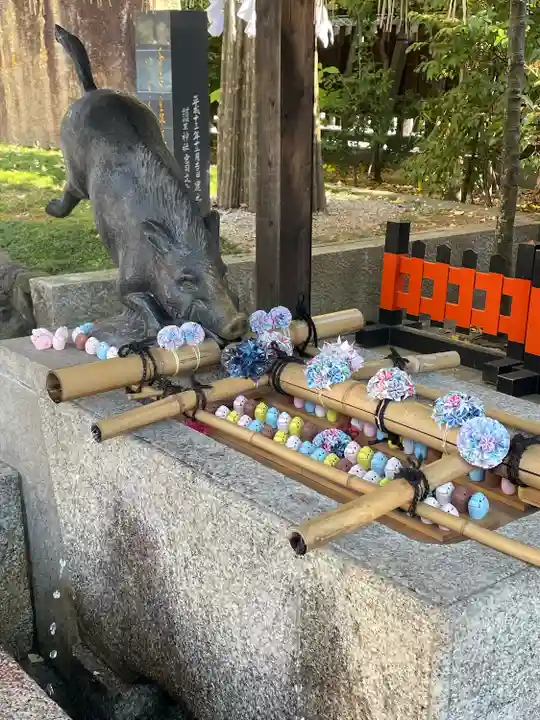 護王神社の手水舎