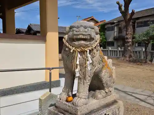 崎宮神社の狛犬