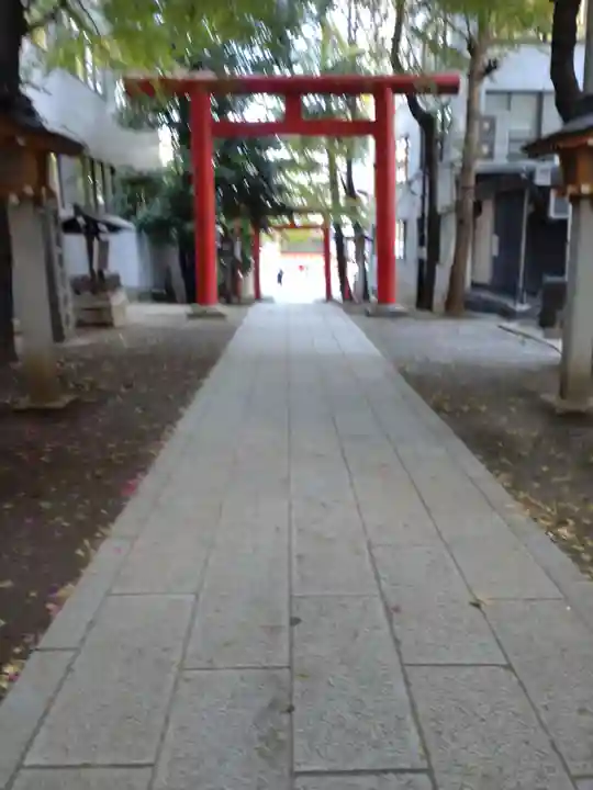 花園神社の鳥居