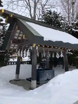 篠路神社の手水舎