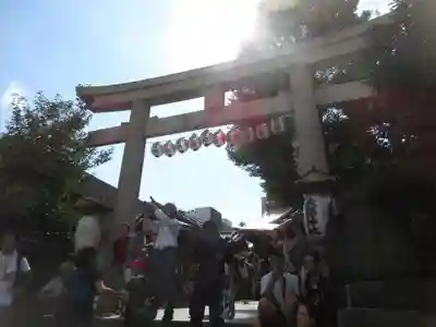 大鳥神社の鳥居