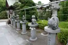 田村神社の狛犬