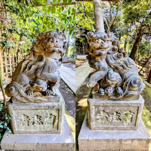 渋谷氷川神社の狛犬