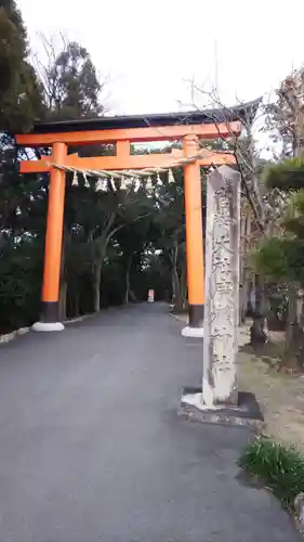 廣瀬大社の鳥居