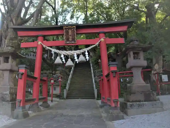 山名八幡宮の鳥居