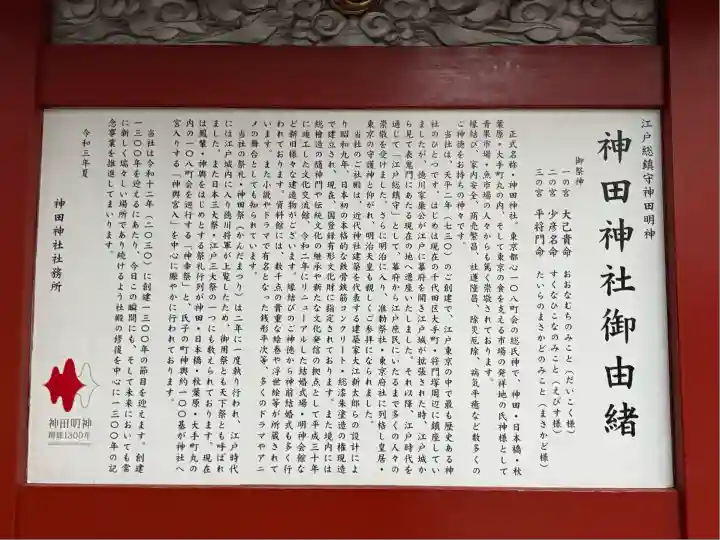 神田神社(神田明神)の歴史