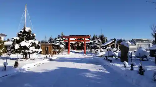 美瑛神社の鳥居