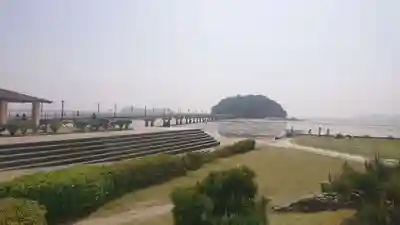 八百富神社の周辺