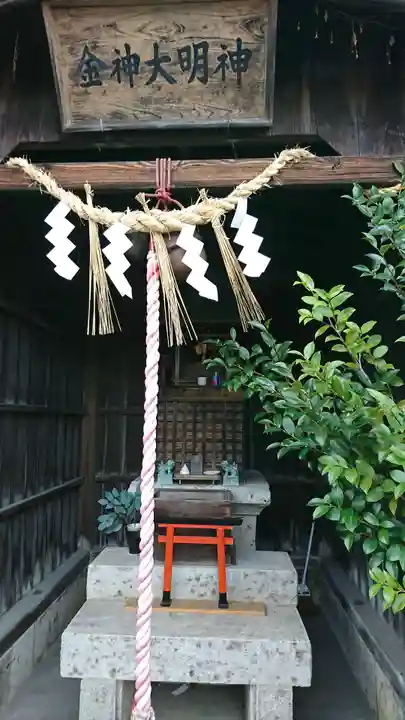 金神大明神の本殿・本堂