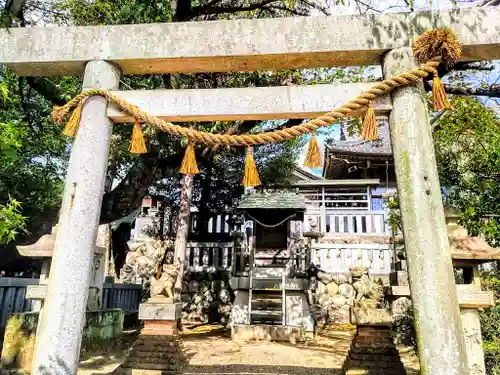 村國真墨田神社の鳥居