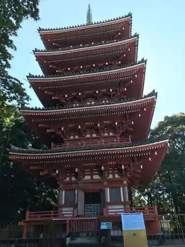 竹林寺の塔