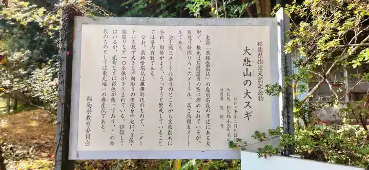 大悲山の石仏(福島県)