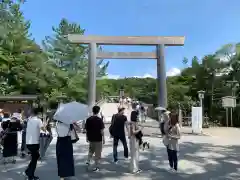 伊勢神宮内宮（皇大神宮）の鳥居