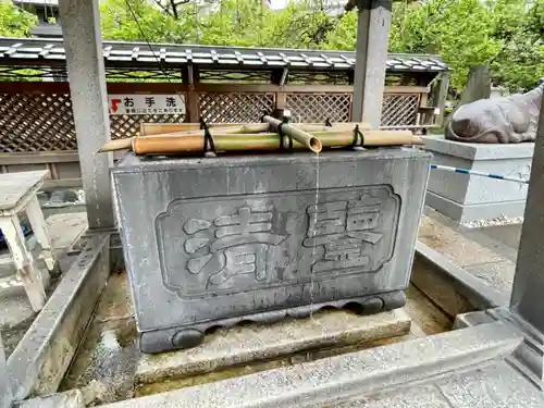湯島天満宮の手水舎