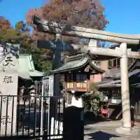 高円寺天祖神社の鳥居