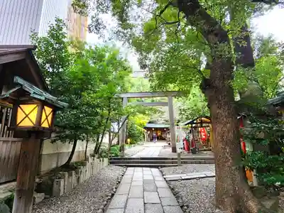 洲嵜神社の鳥居