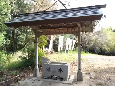 洲原社の手水舎