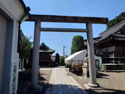 健田須賀神社の鳥居