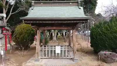 常陸第三宮　吉田神社の手水舎
