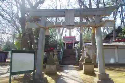 桜川御嶽神社（上板橋御嶽神社）の鳥居