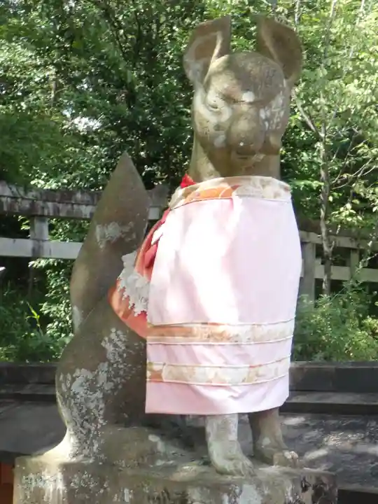 竹中稲荷神社(吉田神社末社)の狛犬