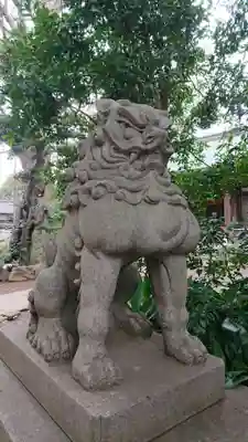 奥澤神社の狛犬