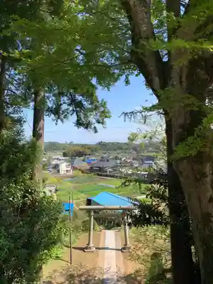 熊野神社の景色