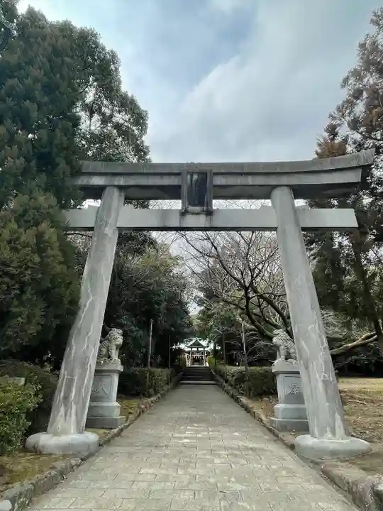 火男火賣神社(下宮)の鳥居