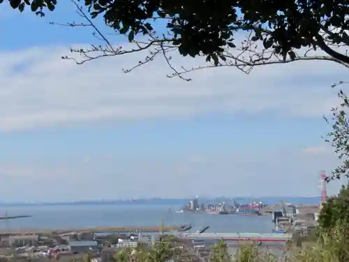 人見神社の景色