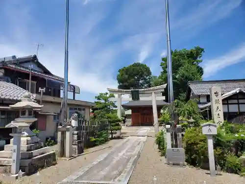 小川原神社の鳥居