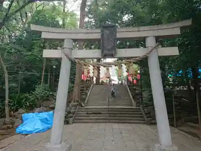 世田谷八幡宮の鳥居